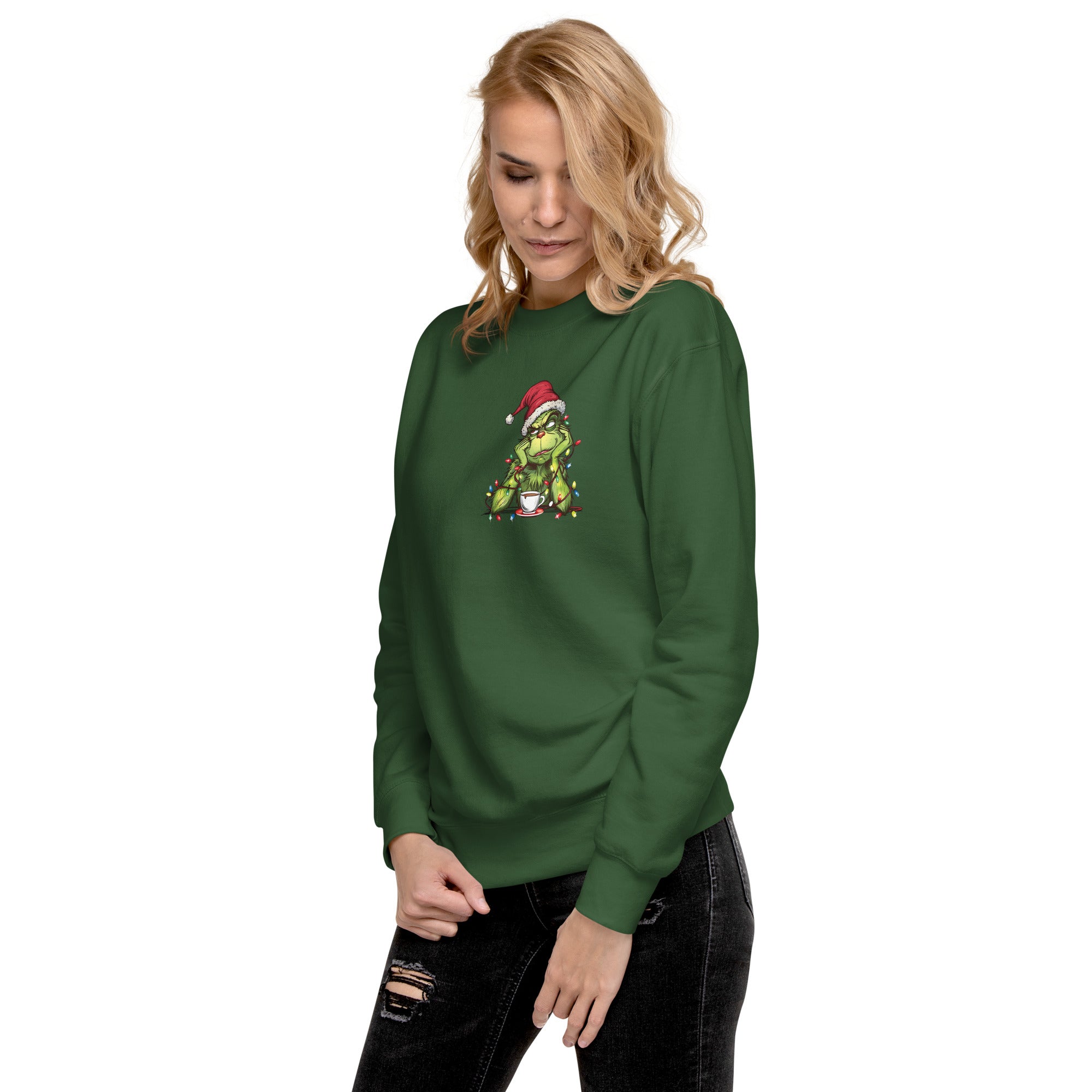 Just Waiting for Christmas Premium Sweatshirt-Phoenix Styles