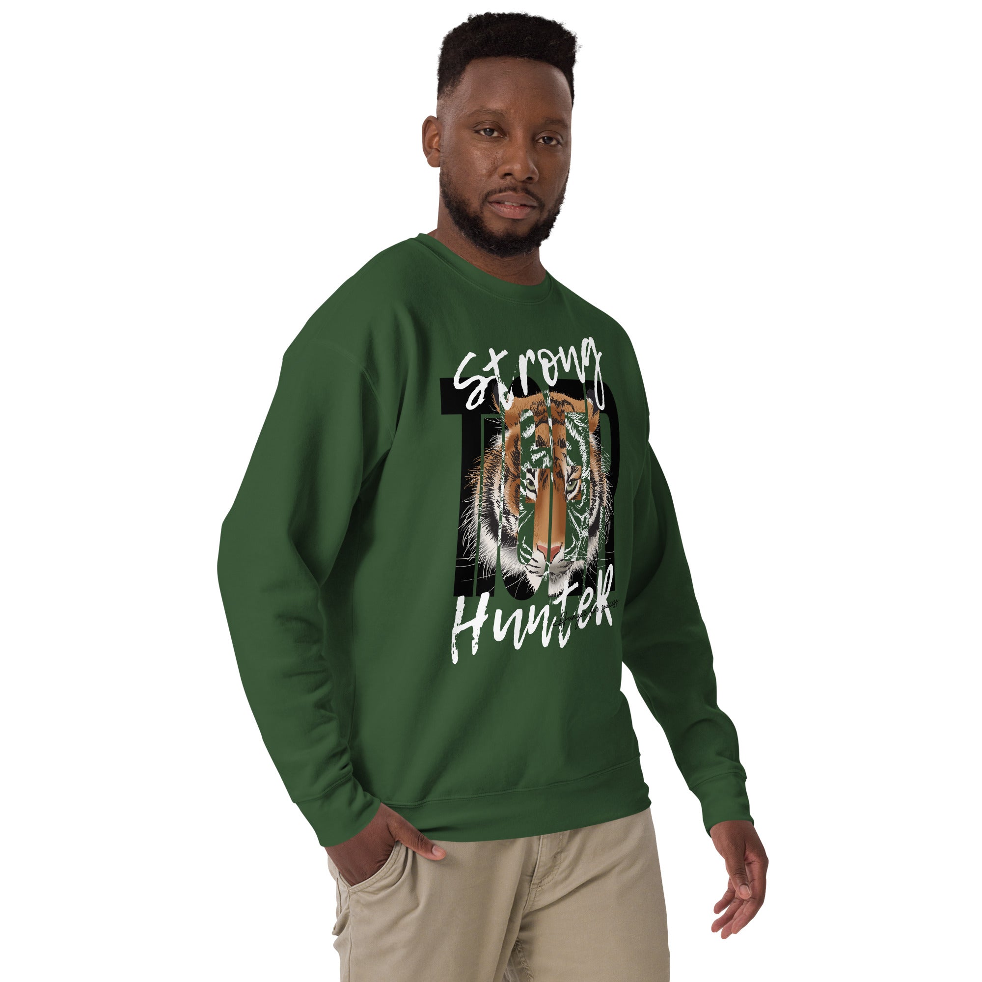 Strong Hunter Premium Sweatshirt-Phoenix Styles