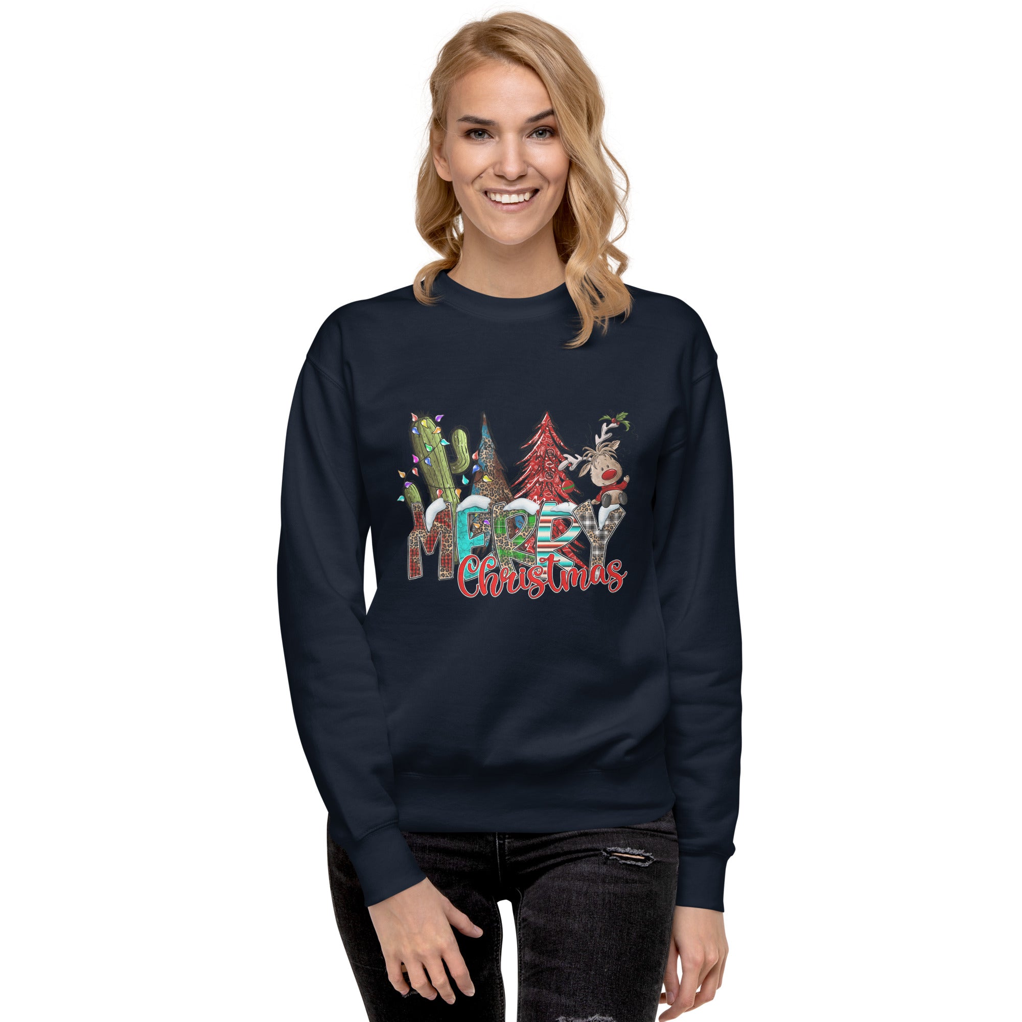 Merry Christmas Premium Sweatshirt-Phoenix Styles