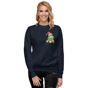 Just Waiting for Christmas Premium Sweatshirt-Phoenix Styles