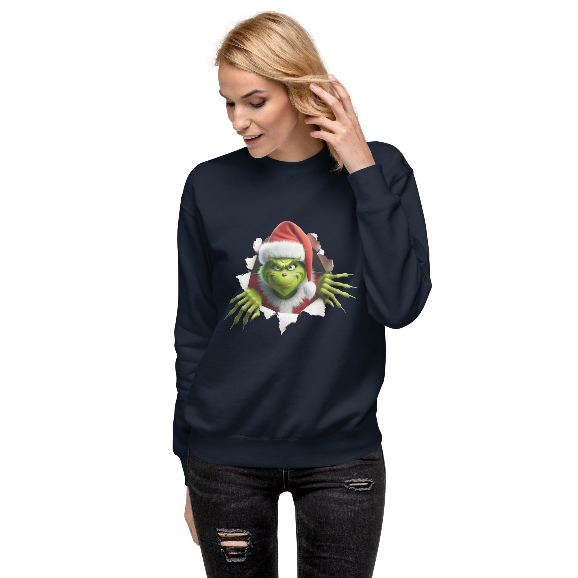 Funny Christmas Character Premium Sweatshirt-Phoenix Styles