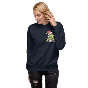 Just Waiting for Christmas Premium Sweatshirt-Phoenix Styles