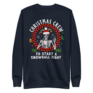 The One To Start A Snowball Fight Premium Sweatshirt-Phoenix Styles