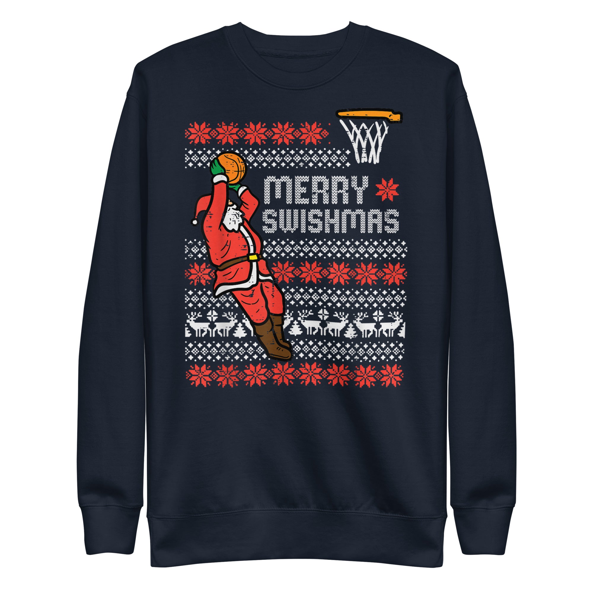 Merry Swishmas Premium Sweatshirt-Phoenix Styles