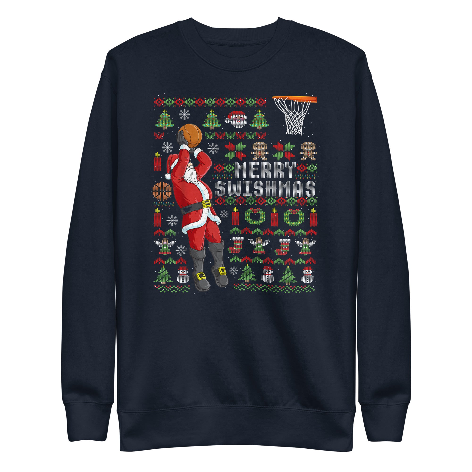 Merry Swishmas Premium Sweatshirt-Phoenix Styles