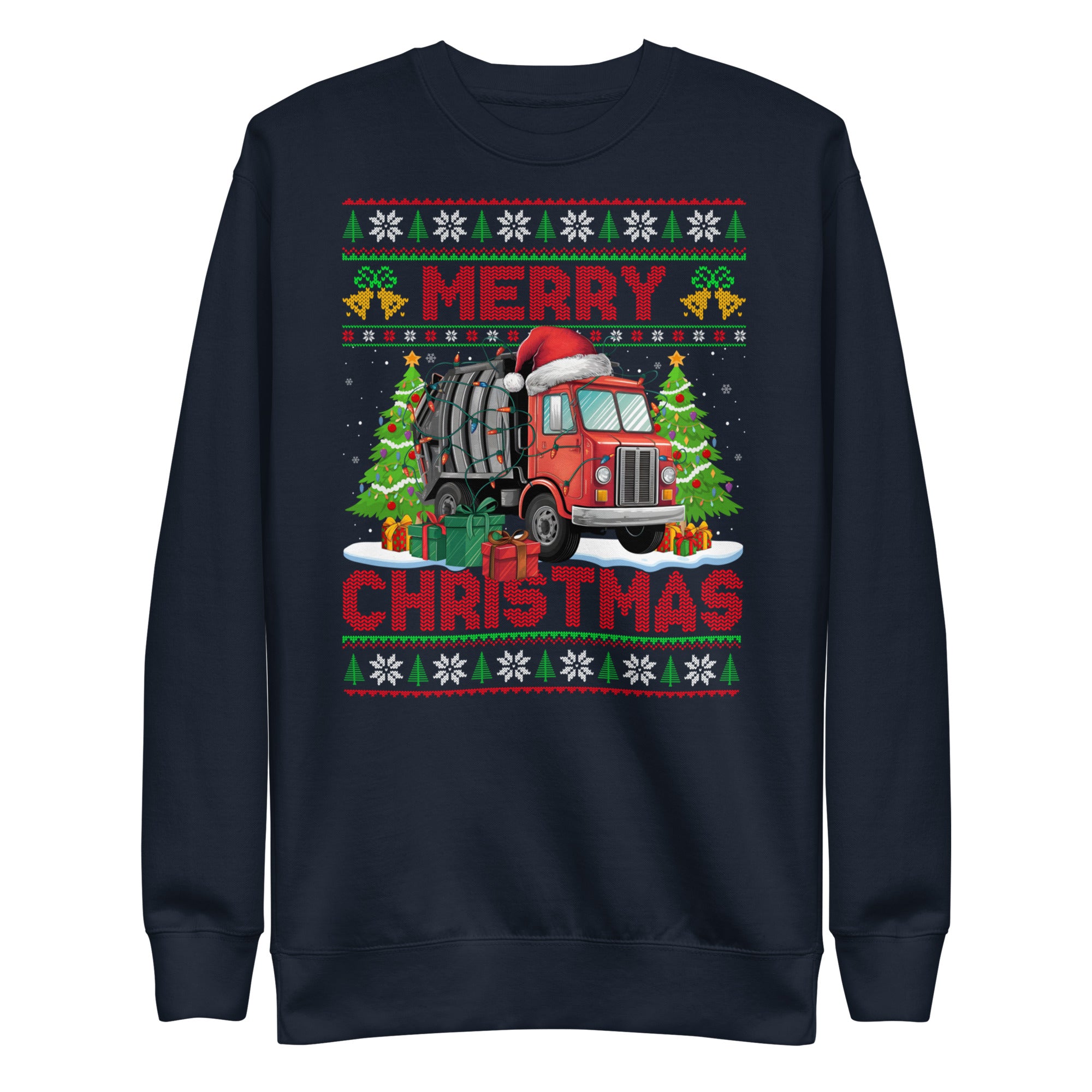 Merry Christmas Truck Unisex Premium Sweatshirt-Phoenix Styles