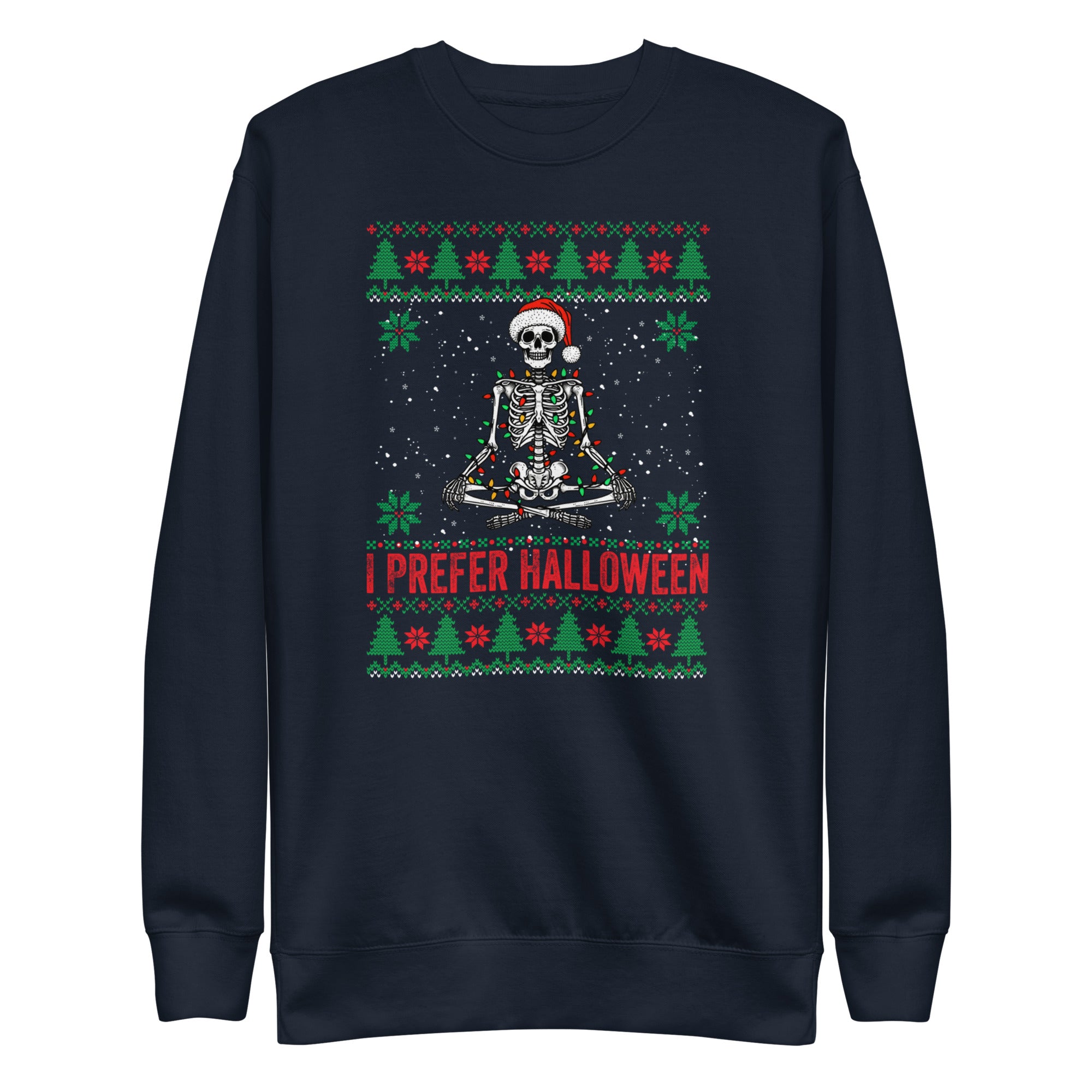 I Prefer Halloween Unisex Premium Sweatshirt-Phoenix Styles