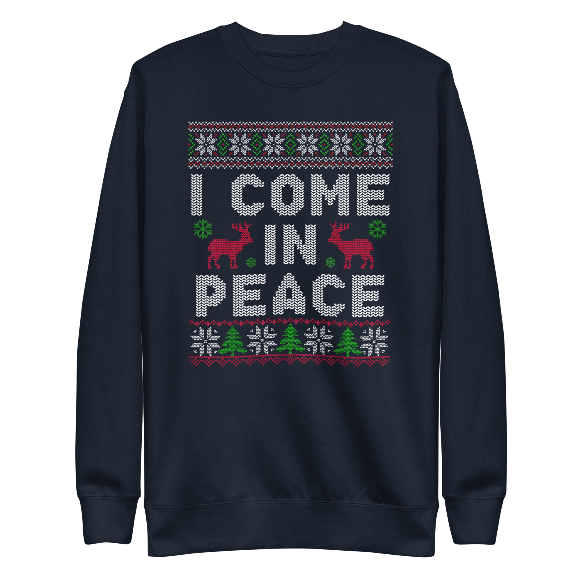 I Come In Piece Premium Sweatshirt-Phoenix Styles