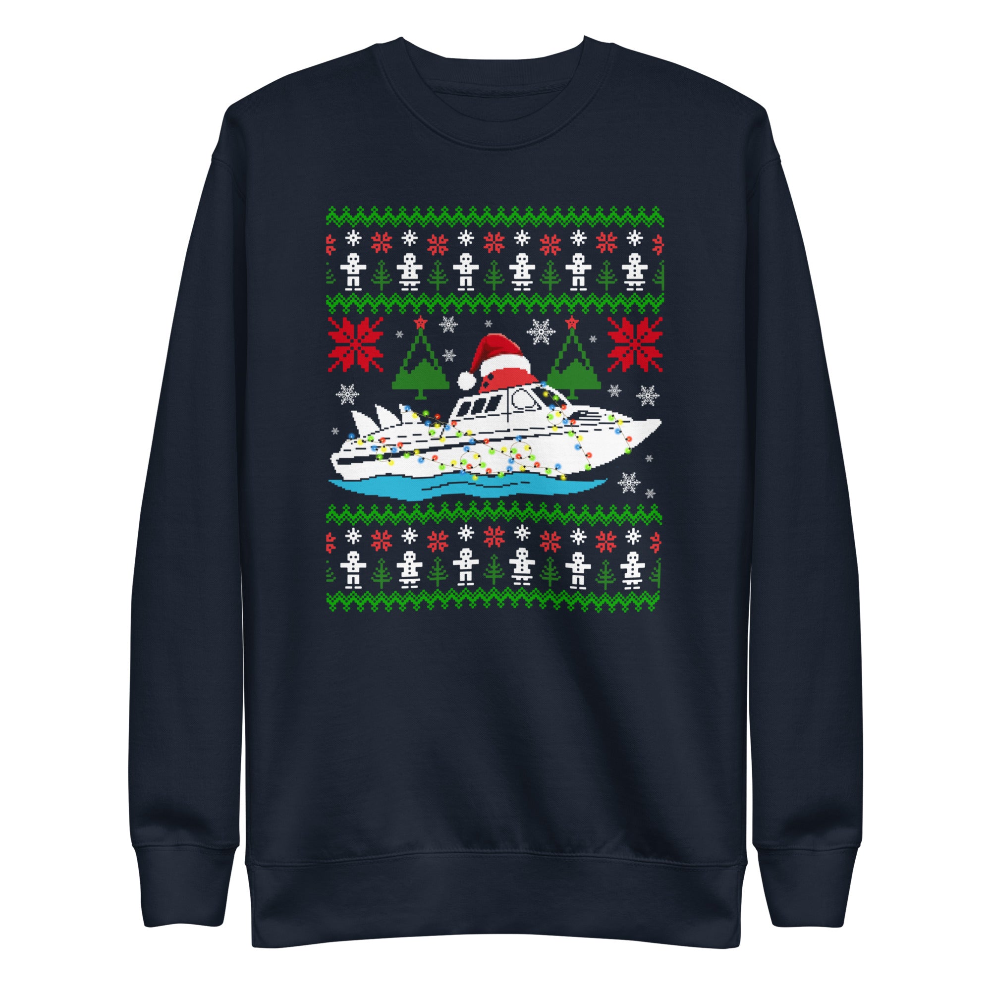 Christmas Boat Premium Sweatshirt-Phoenix Styles