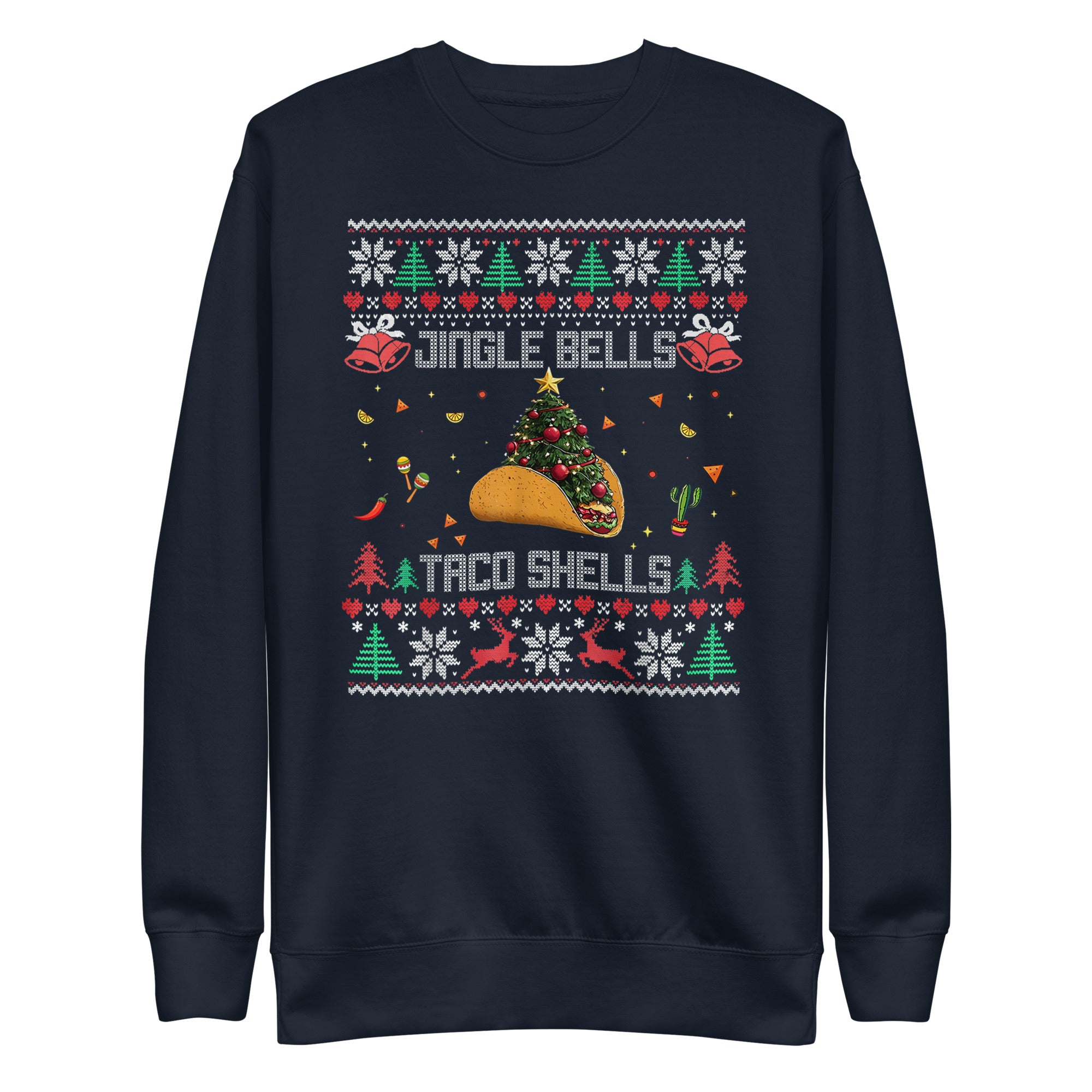 Jingle Bells Taco Shells Premium Sweatshirt-Phoenix Styles