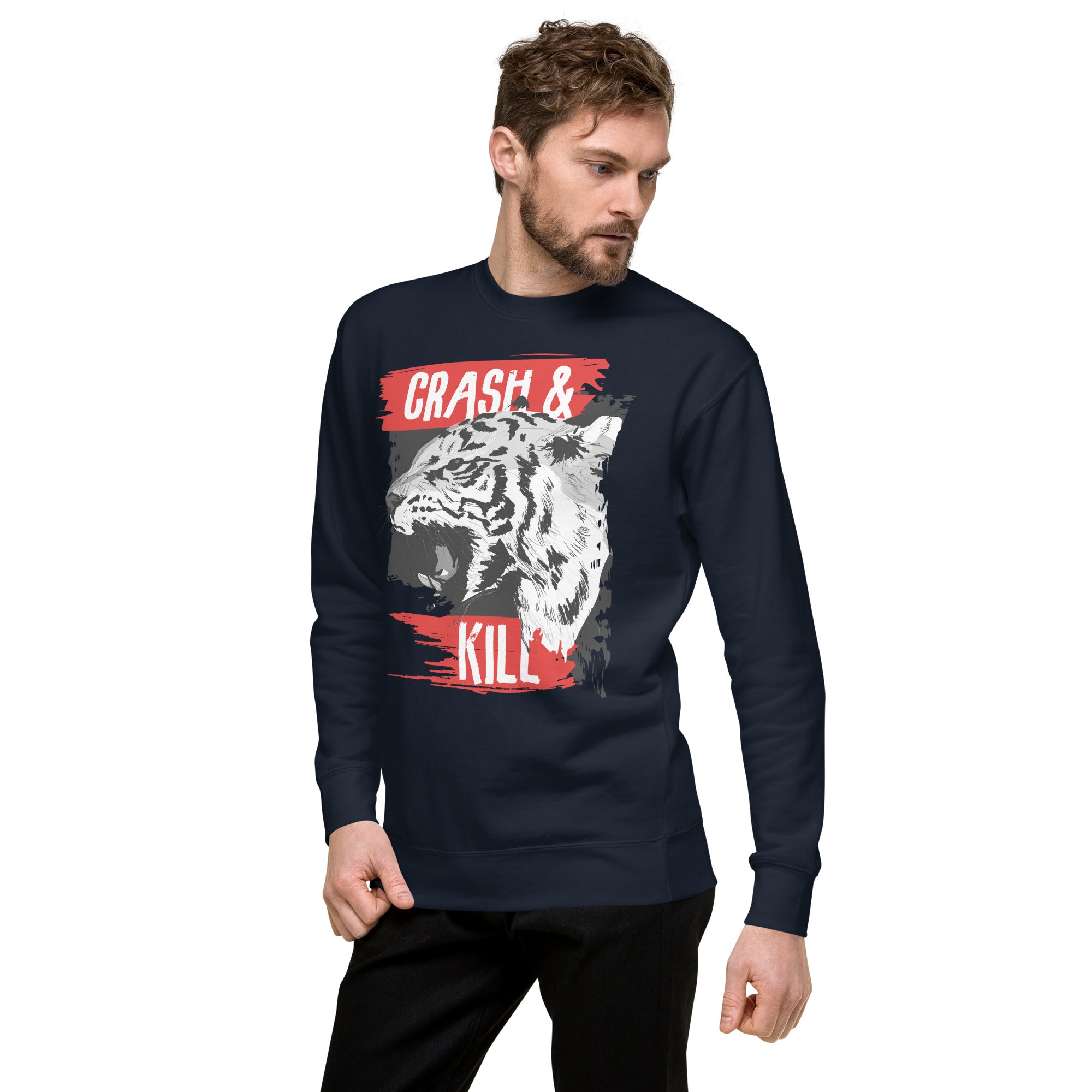 Crash and Kill Premium Sweatshirt-Phoenix Styles