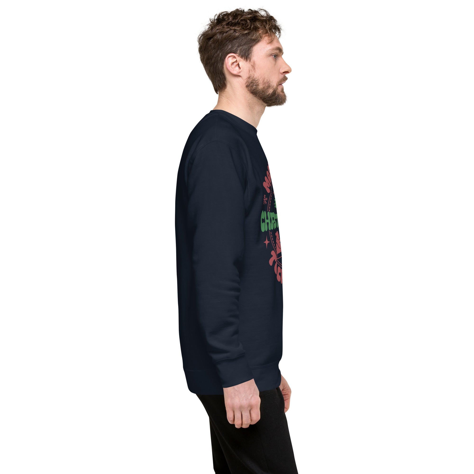 Most Likely To Crash A Christmas Party Unisex Premium Sweatshirt-Phoenix Styles