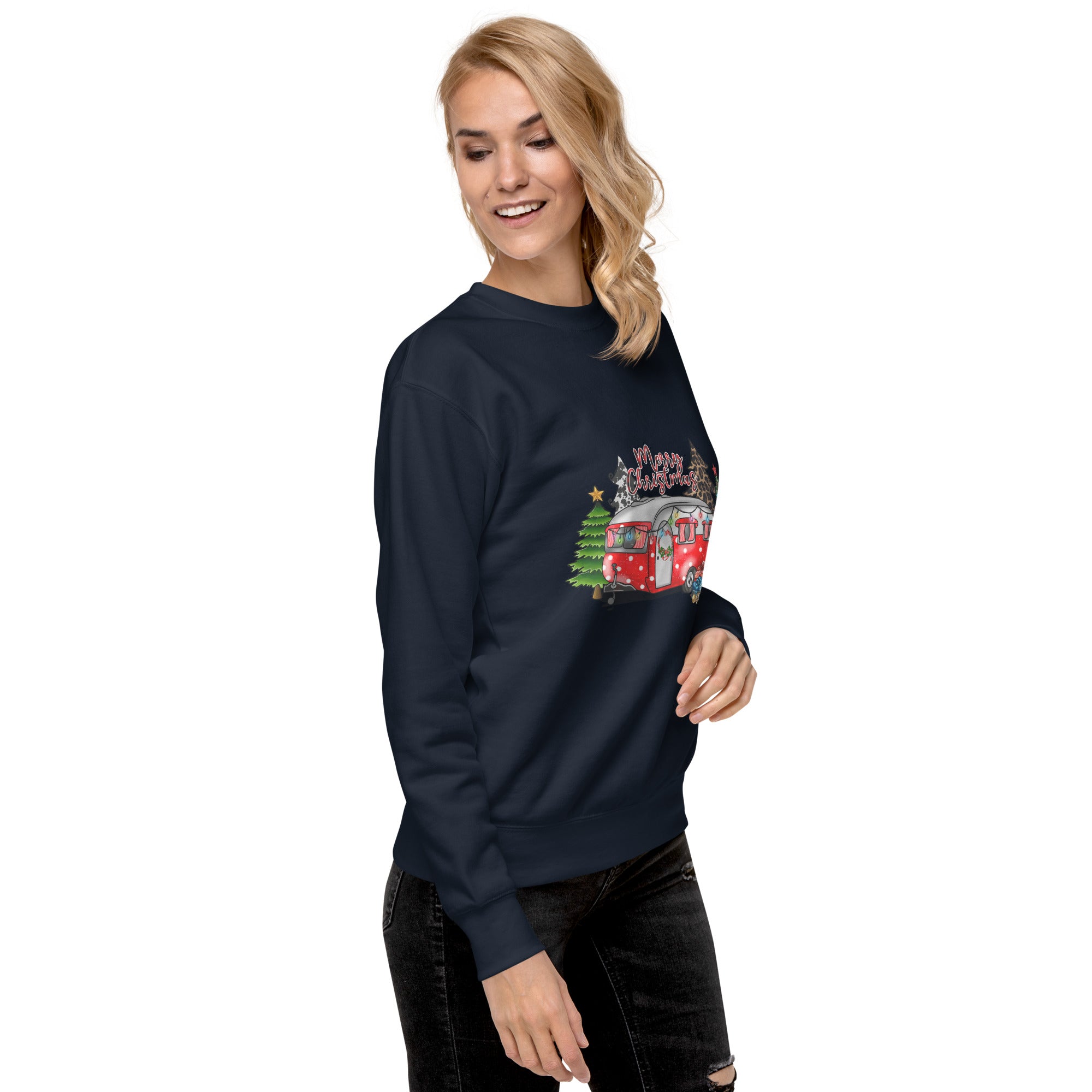 Merry Christmas Camper Premium Sweatshirt-Phoenix Styles