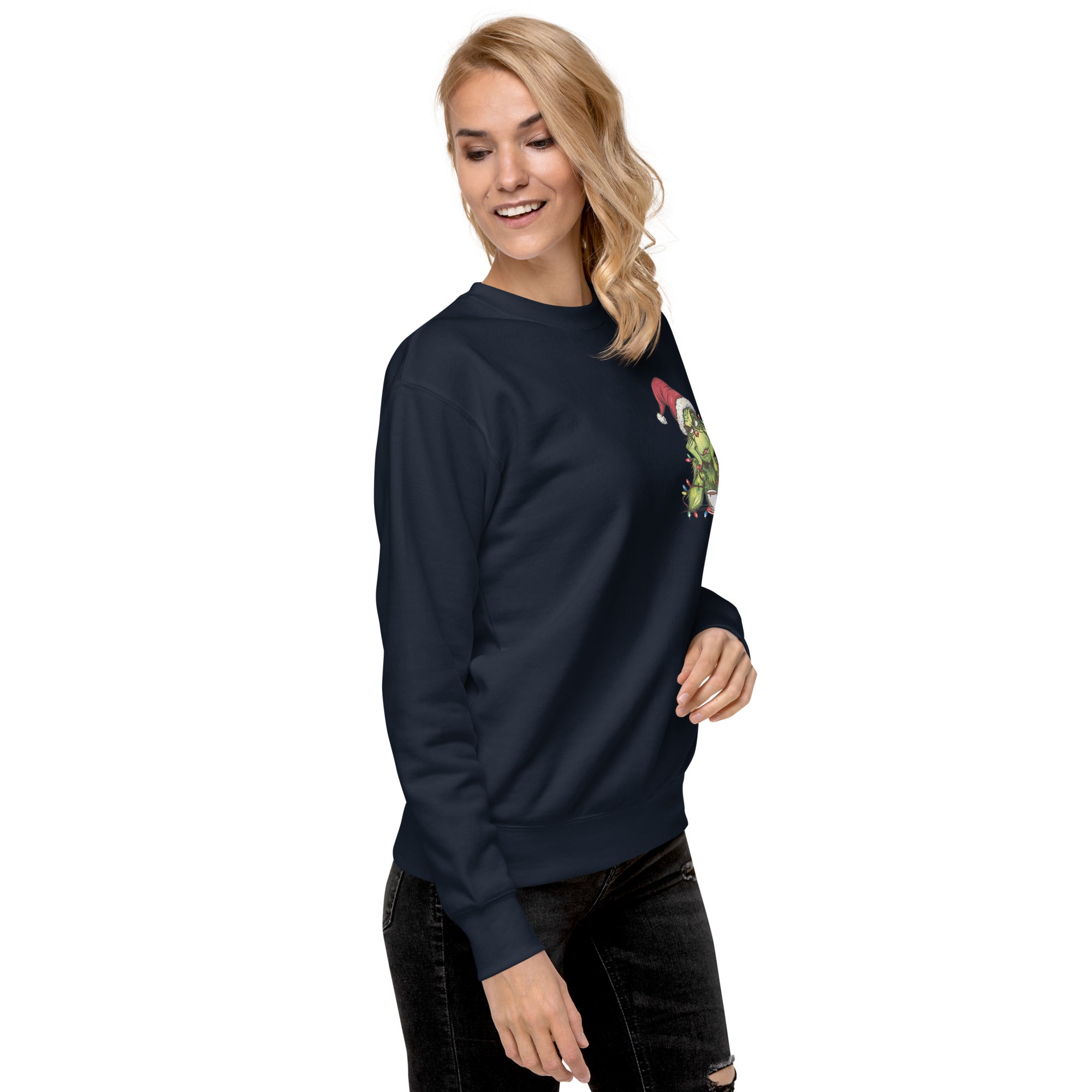 Just Waiting for Christmas Premium Sweatshirt-Phoenix Styles