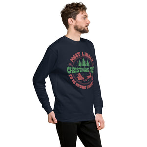 Most Likely To Be Drunk Under The Christmas Tree Unisex Premium Sweatshirt-Phoenix Styles