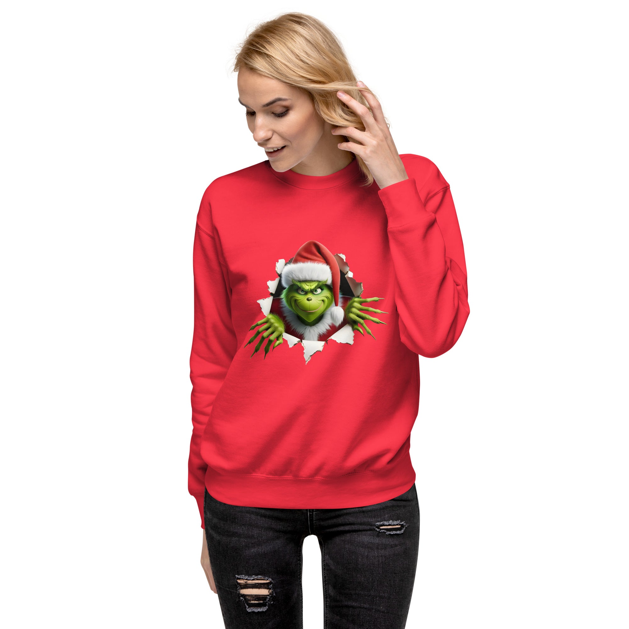 Funny Christmas Character Premium Sweatshirt-Phoenix Styles