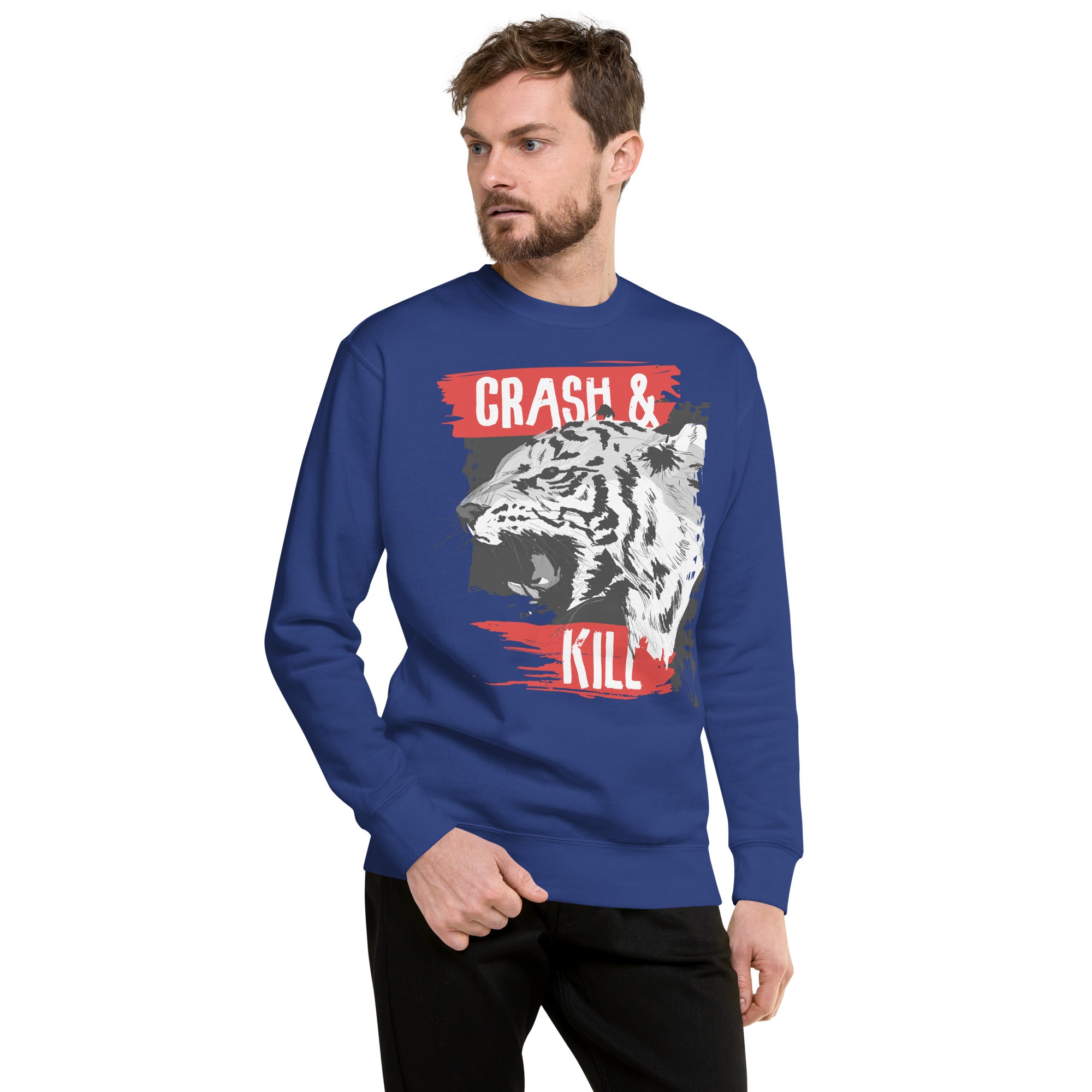 Crash and Kill Premium Sweatshirt-Phoenix Styles