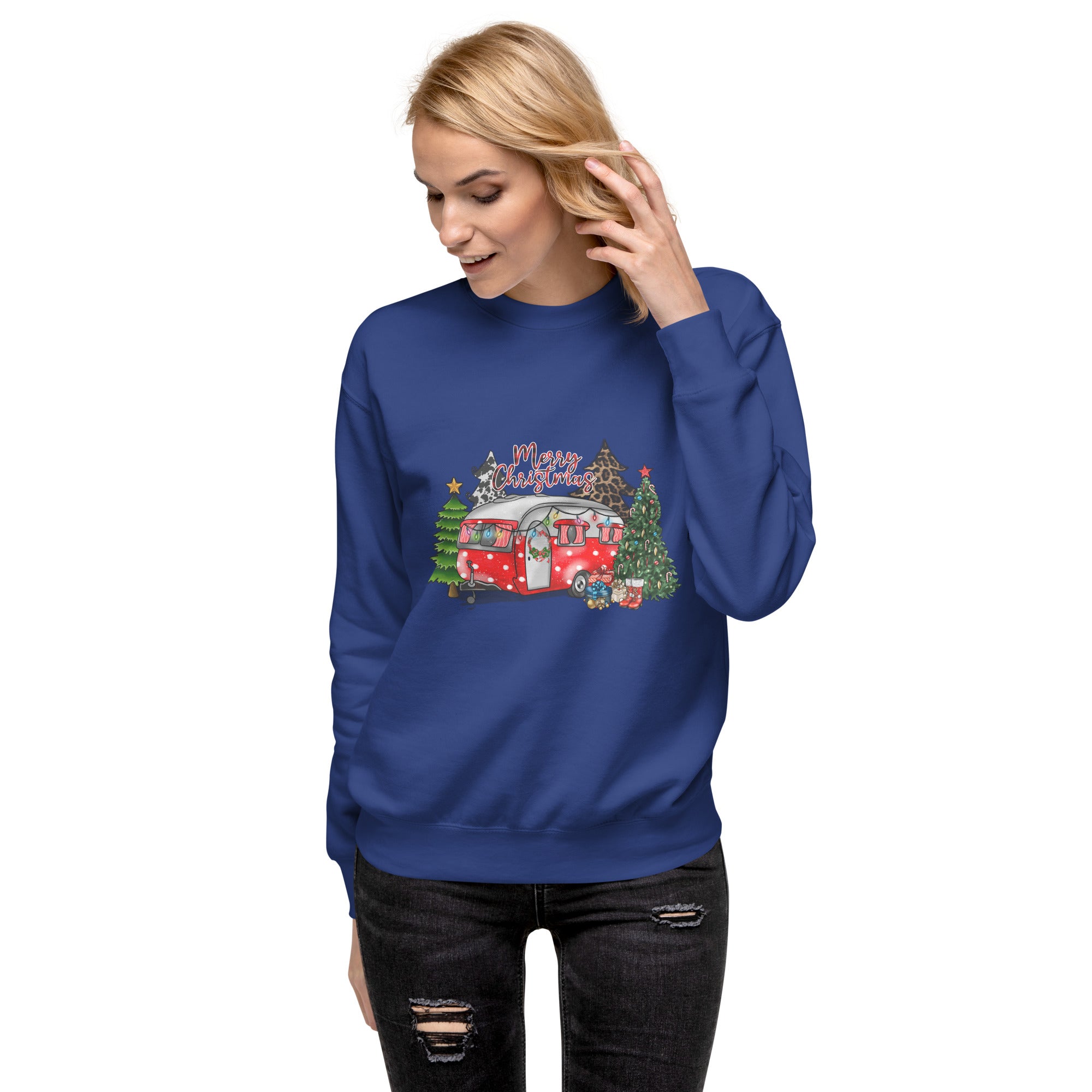 Merry Christmas Camper Premium Sweatshirt-Phoenix Styles