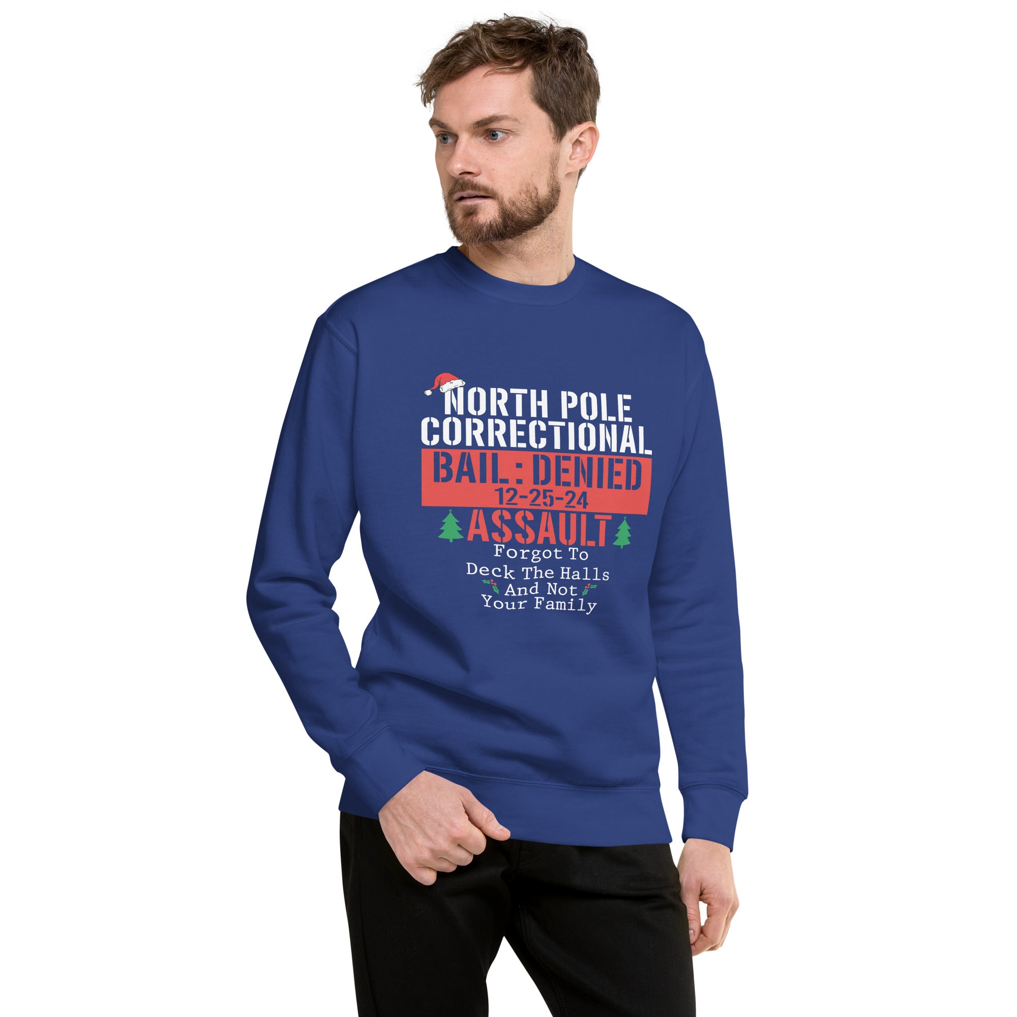 North Pole Correctional- Assault Unisex Premium Sweatshirt-Phoenix Styles