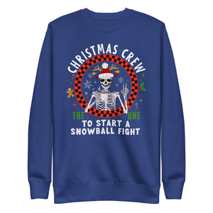 The One To Start A Snowball Fight Premium Sweatshirt-Phoenix Styles