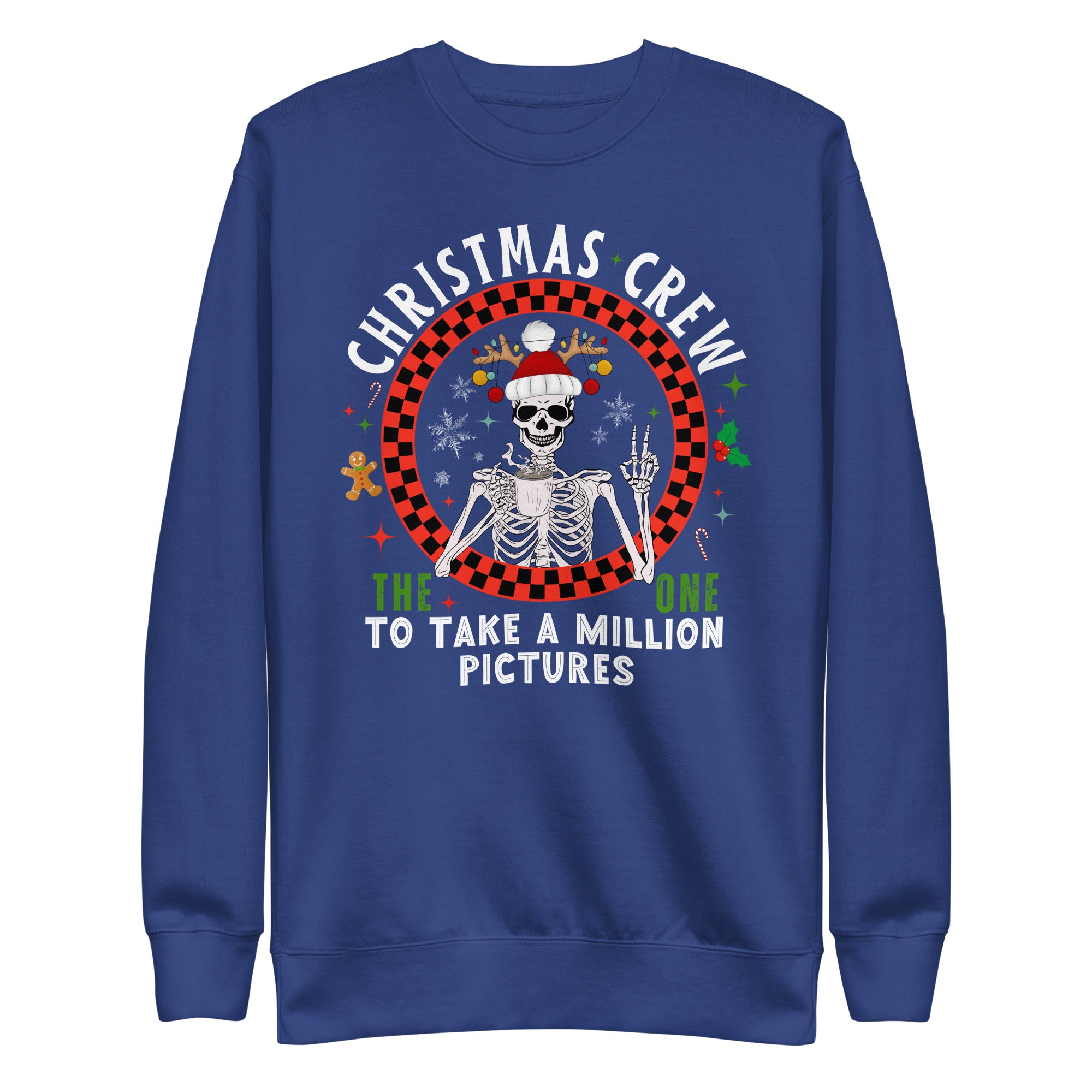 Christmas Crew- The One To Take Million Pictures Premium Sweatshirt-Phoenix Styles