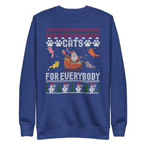 Cats For Everybody Unisex Premium Sweatshirt-Phoenix Styles