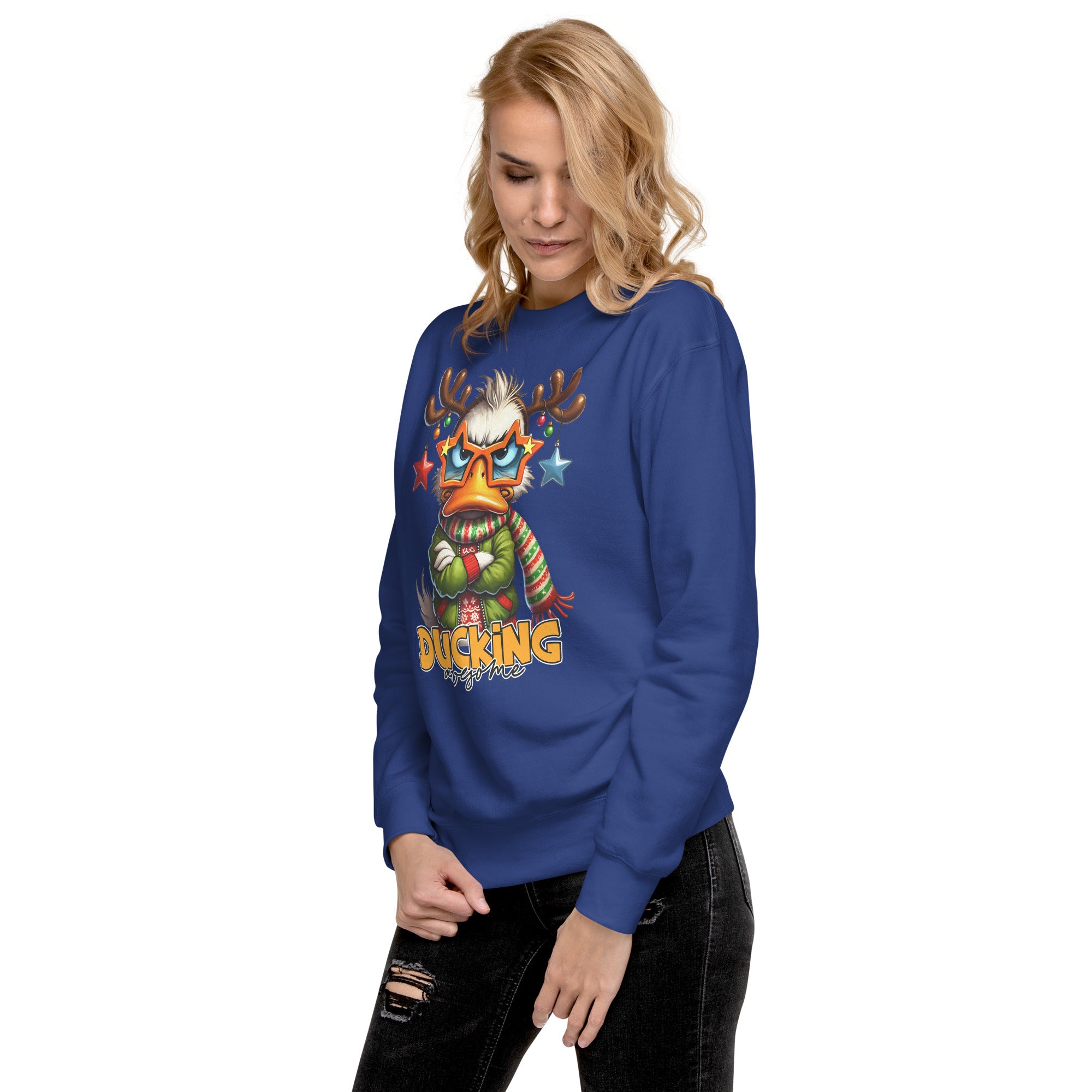 Ducking Awesome Premium Sweatshirt-Phoenix Styles