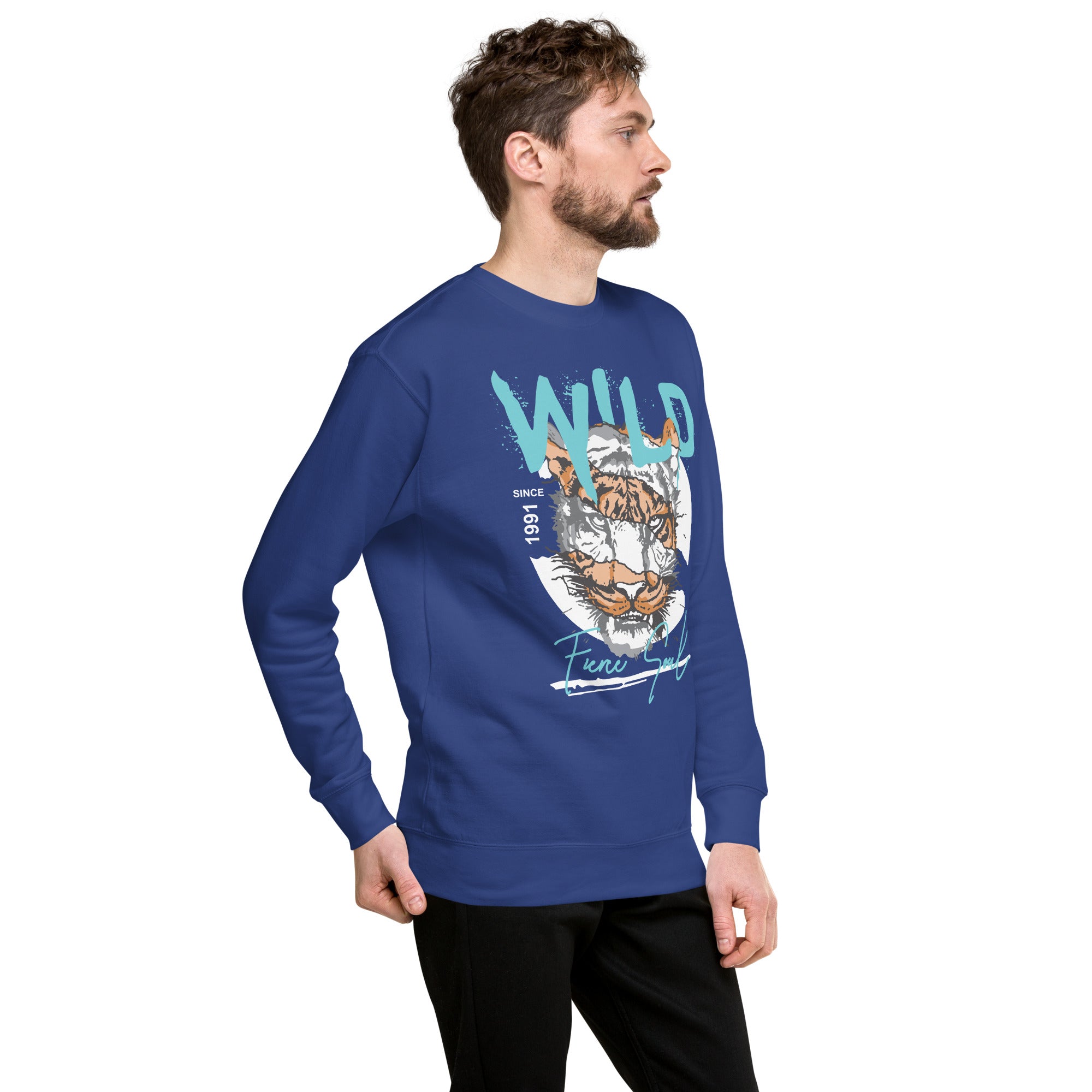 Wild Fierce Soul Premium Sweatshirt-Phoenix Styles