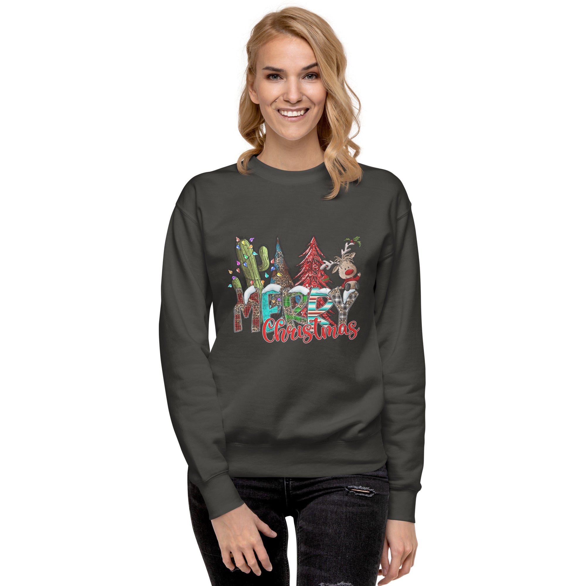 Merry Christmas Premium Sweatshirt-Phoenix Styles