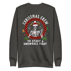 The One To Start A Snowball Fight Premium Sweatshirt-Phoenix Styles