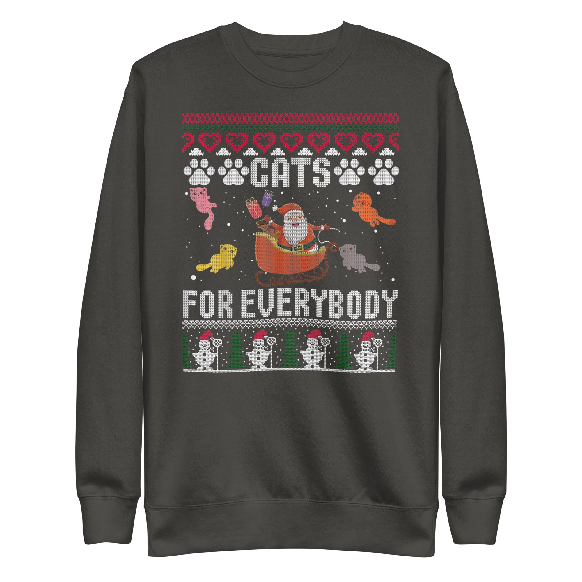 Cats For Everybody Unisex Premium Sweatshirt-Phoenix Styles