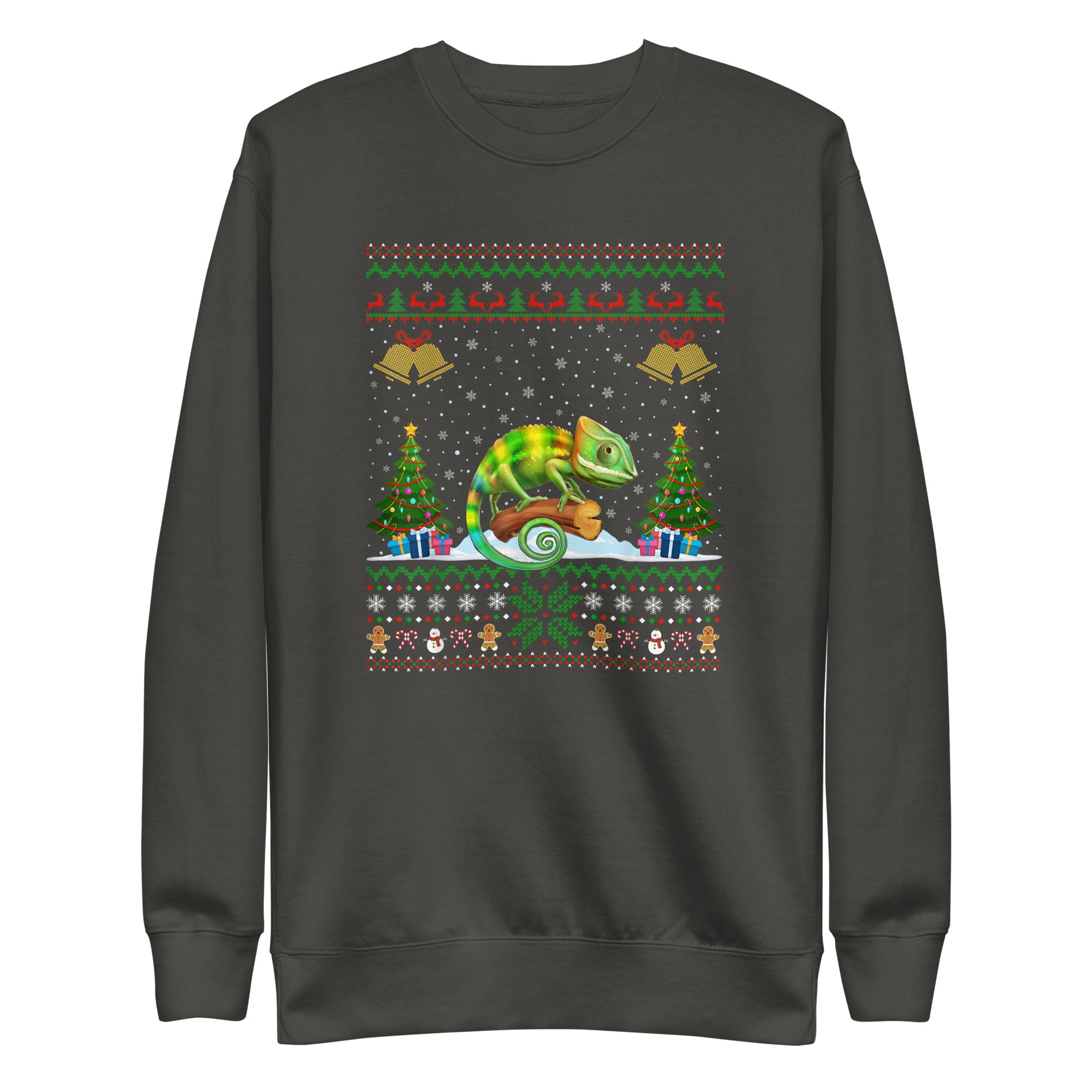 Lizard Christmas Unisex Premium Sweatshirt-Phoenix Styles