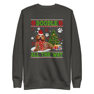 Doodle All The Way Premium Sweatshirt-Phoenix Styles