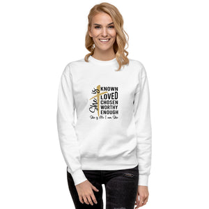 She Is Me and I am She Premium Sweatshirt-Phoenix Styles