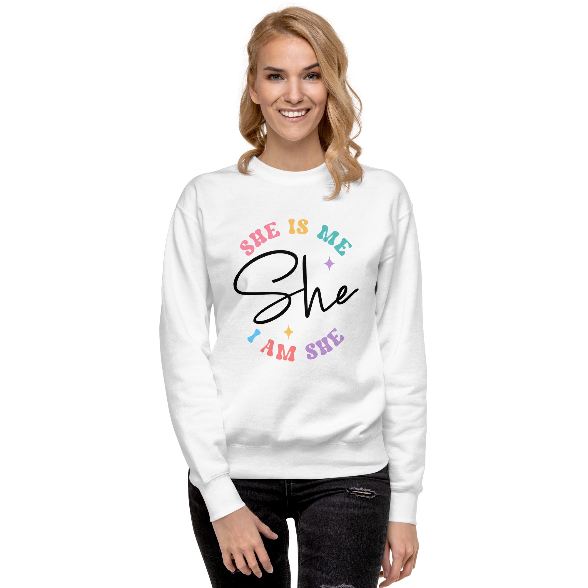 She is Me Premium Sweatshirt-Phoenix Styles