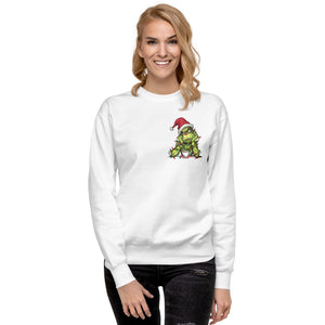 Just Waiting for Christmas Premium Sweatshirt-Phoenix Styles