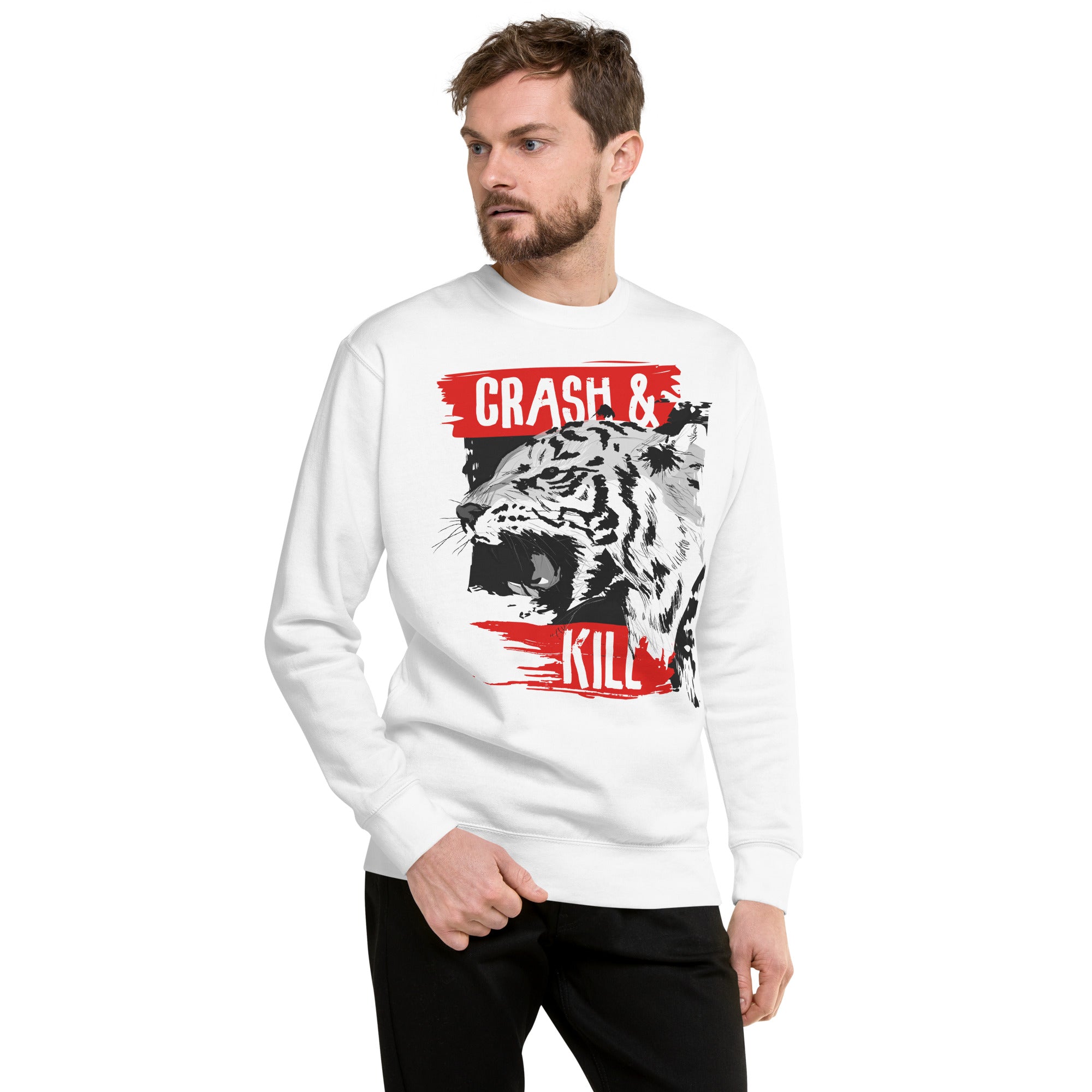 Crash and Kill Premium Sweatshirt-Phoenix Styles