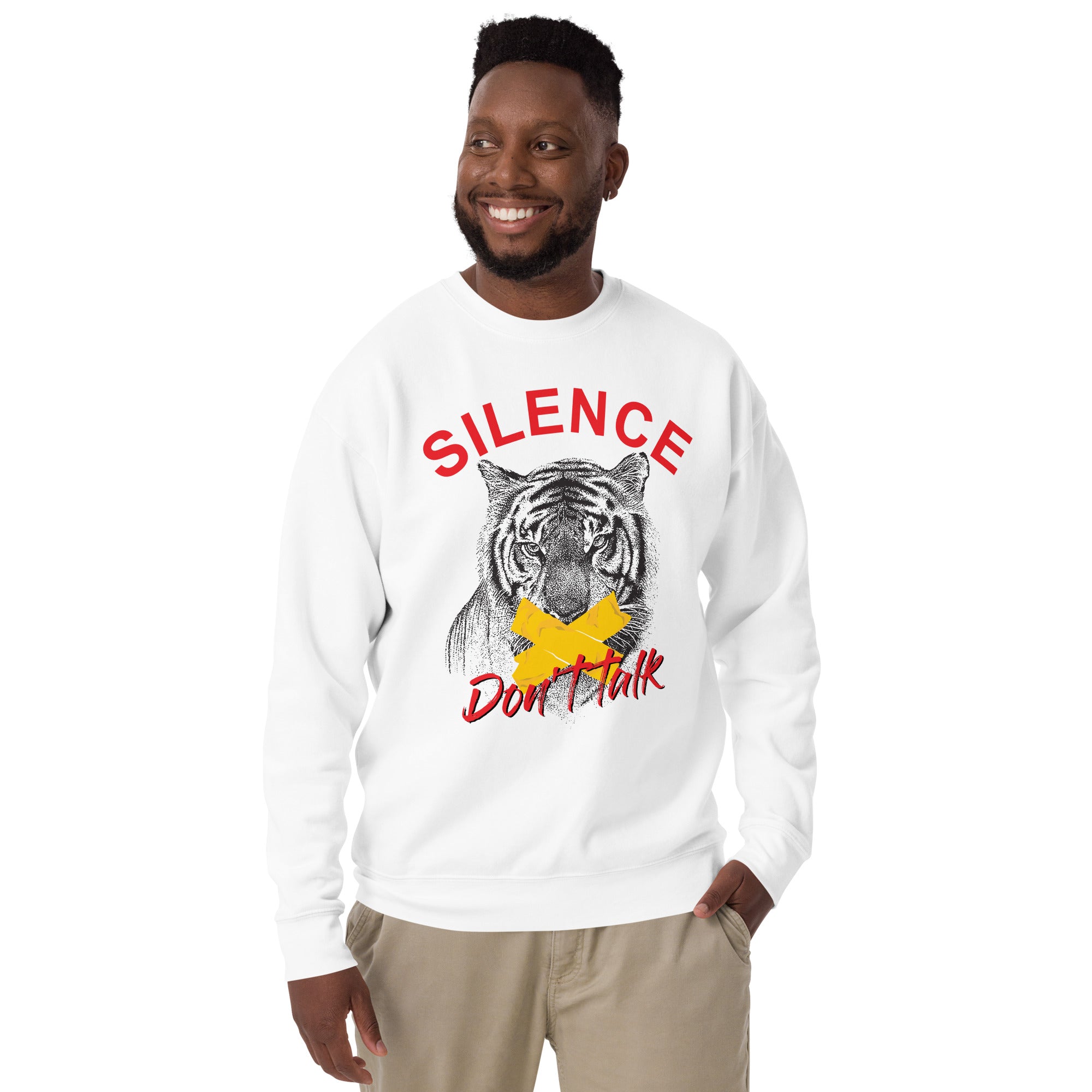 Silence Premium Sweatshirt-Phoenix Styles