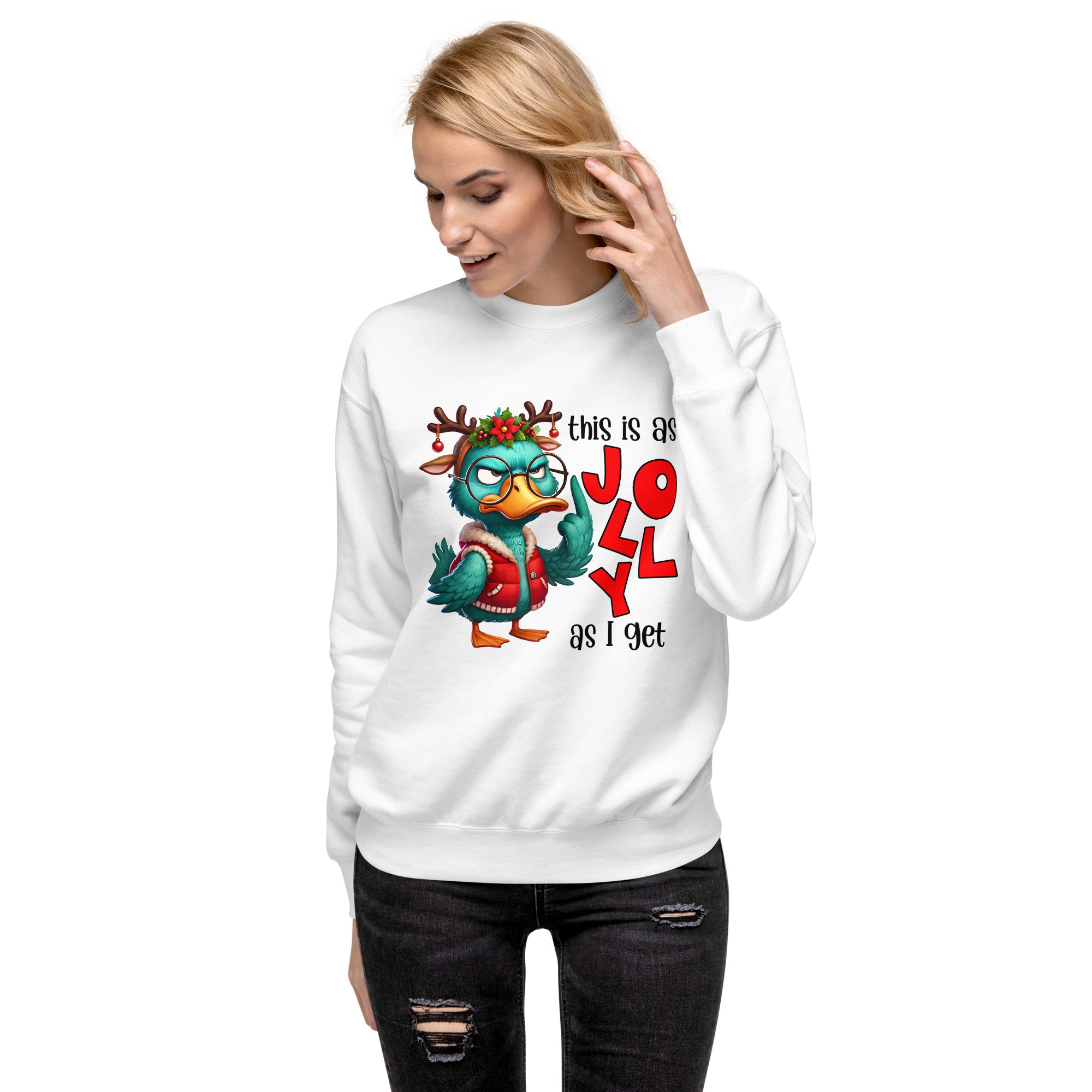 This Is As Jolly As I Get Premium Sweatshirt-Phoenix Styles