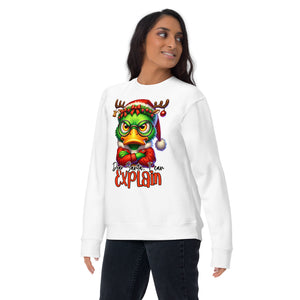 Dear Santa I Can Explain Premium Sweatshirt-Phoenix Styles