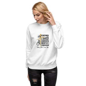 She Is Me and I am She Premium Sweatshirt-Phoenix Styles