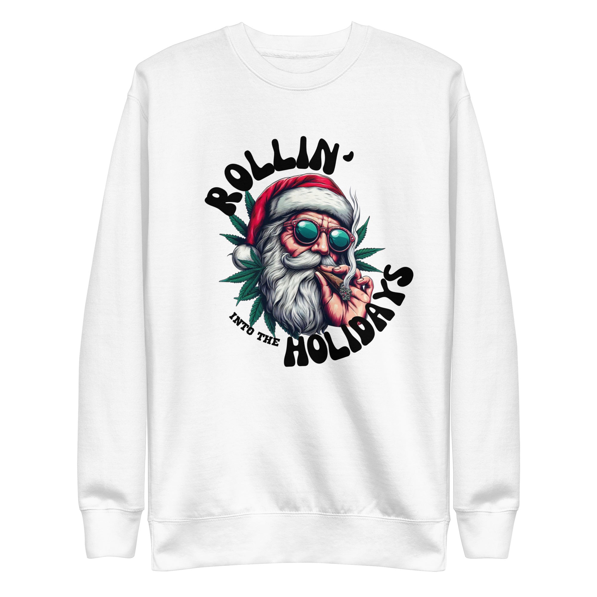 Rollin Into The Holidays Unisex Premium Sweatshirt-Phoenix Styles