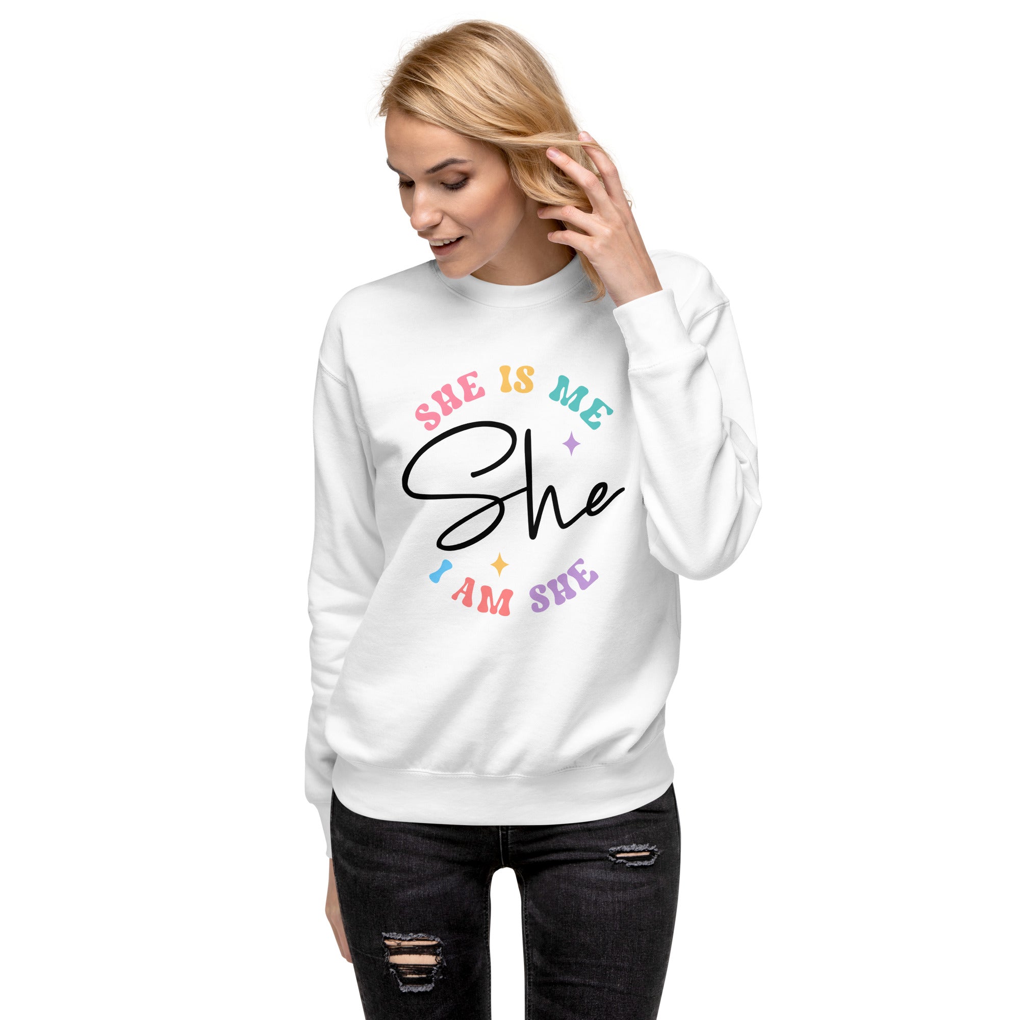 She is Me Premium Sweatshirt-Phoenix Styles