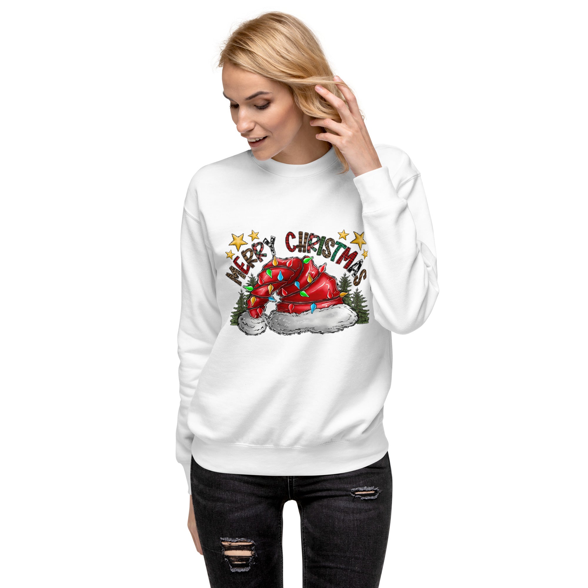 Merry Xmas Unisex Premium Sweatshirt-Phoenix Styles