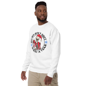 Ho Ho Holy Shit Premium Sweatshirt-Phoenix Styles