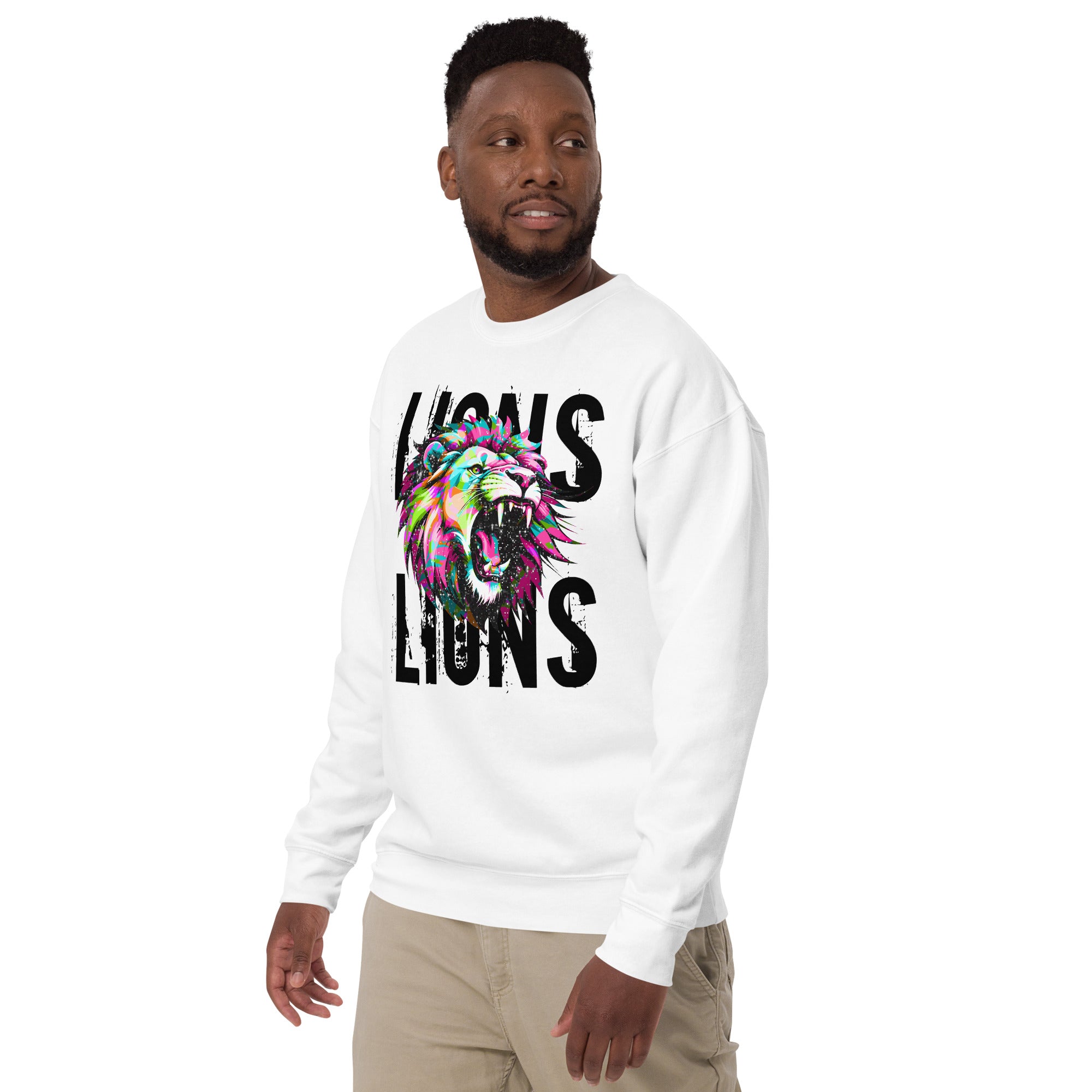 Lions Lions Unisex Premium Sweatshirt-Phoenix Styles