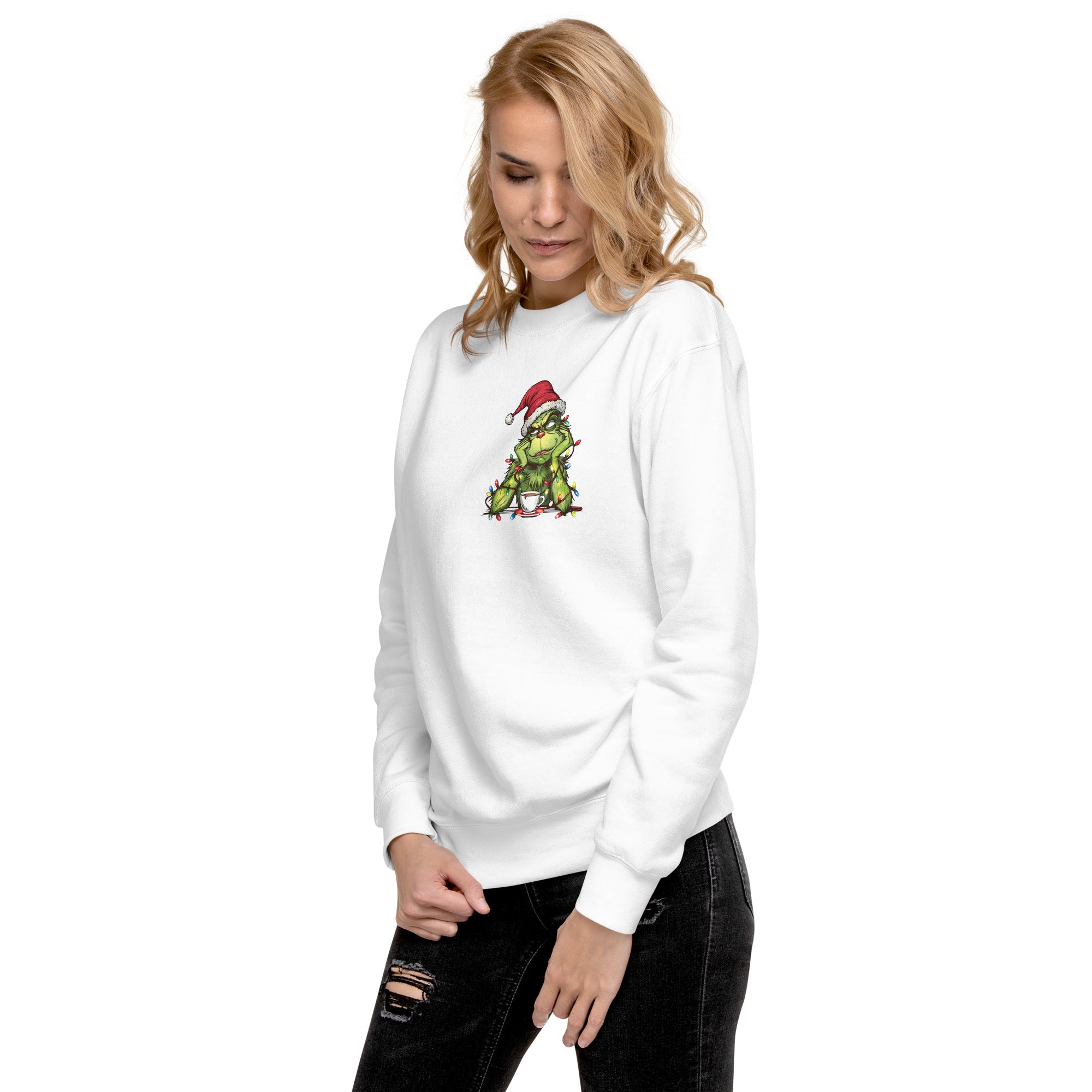 Just Waiting for Christmas Premium Sweatshirt-Phoenix Styles