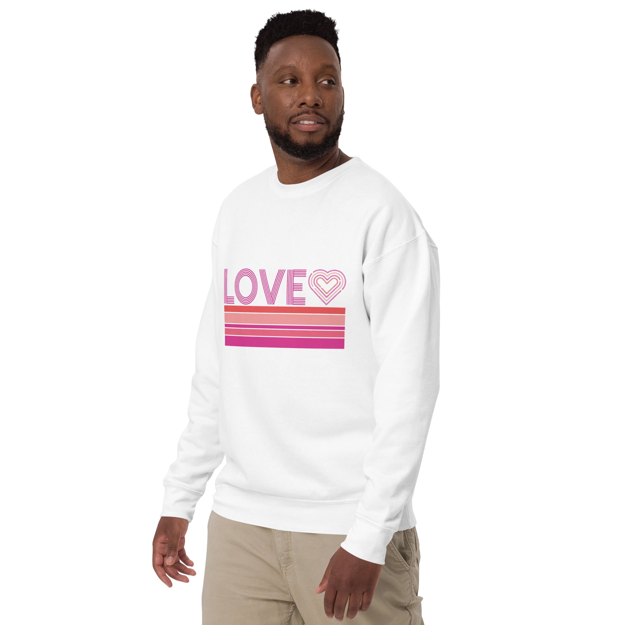 Love Premium Sweatshirt-Phoenix Styles