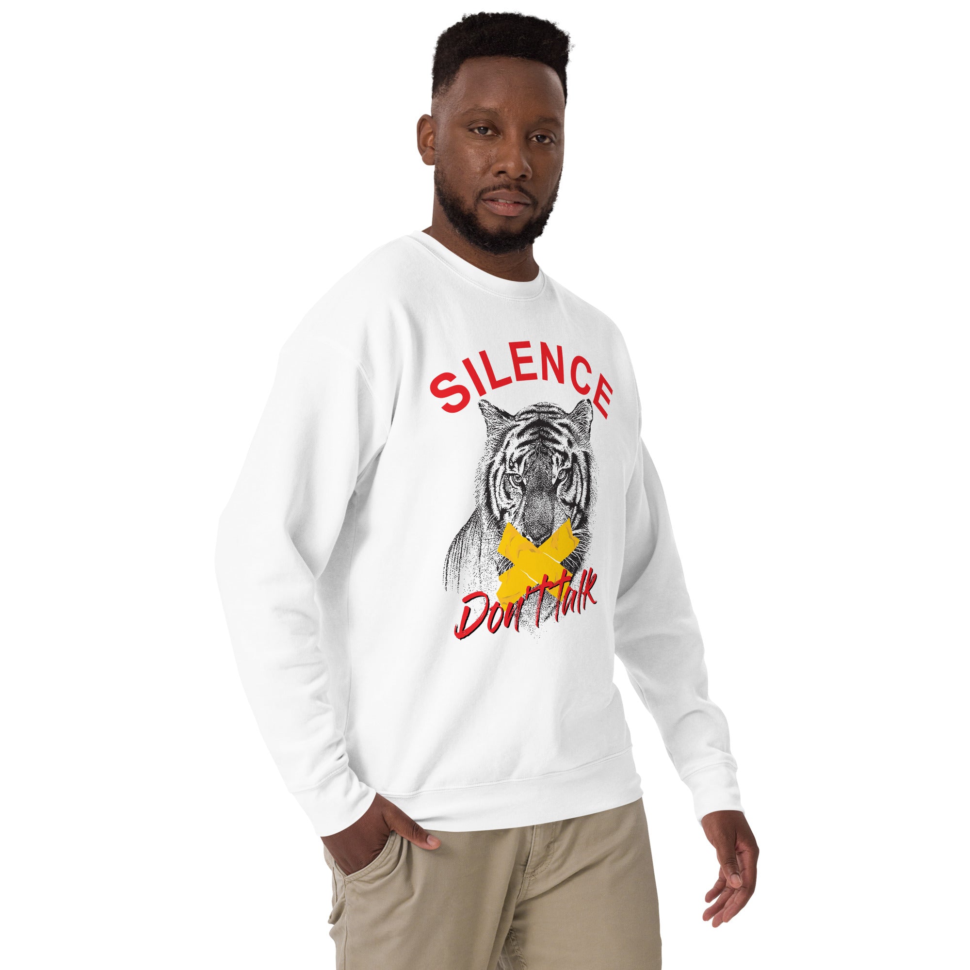 Silence Premium Sweatshirt-Phoenix Styles