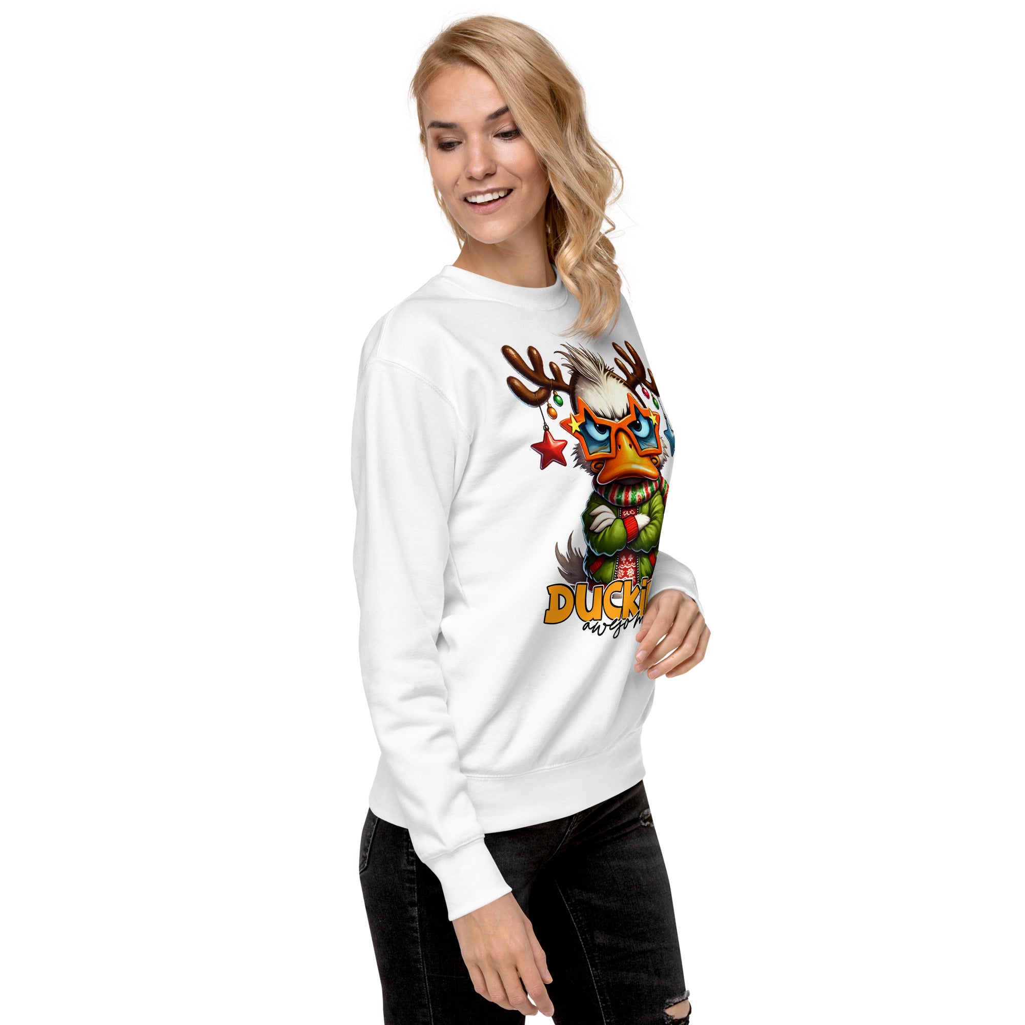 Ducking Awesome Premium Sweatshirt-Phoenix Styles